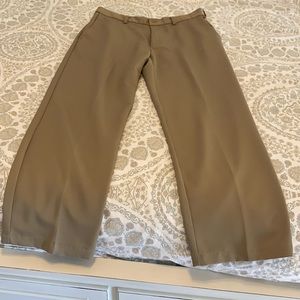 Haggar Tan Dress Pant 34 X 31
